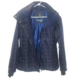 Powder Room Micro-Lite 10K/7K Ski Snowboard Jacket - Navy/Blue